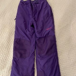 Girl’s  Purple Arctic ski pants